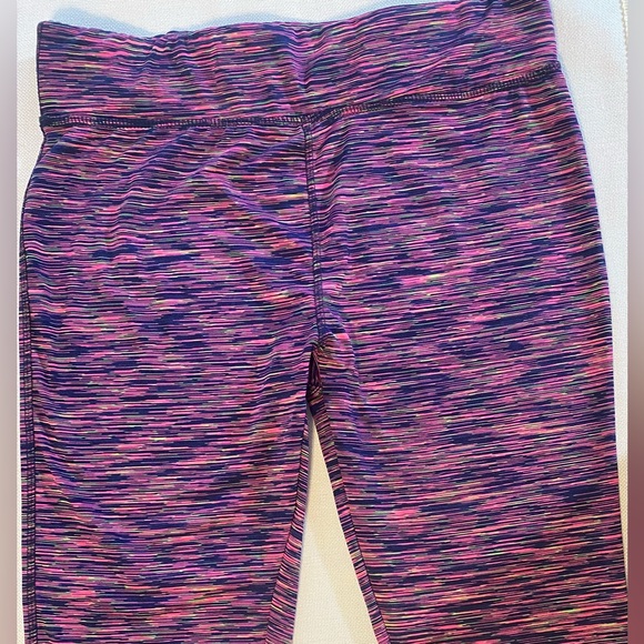 Beverly Hills Polo Club Leggings | Large | Multi-Colored, Pink, Navy, Space-Dyed - Picture 2 of 4